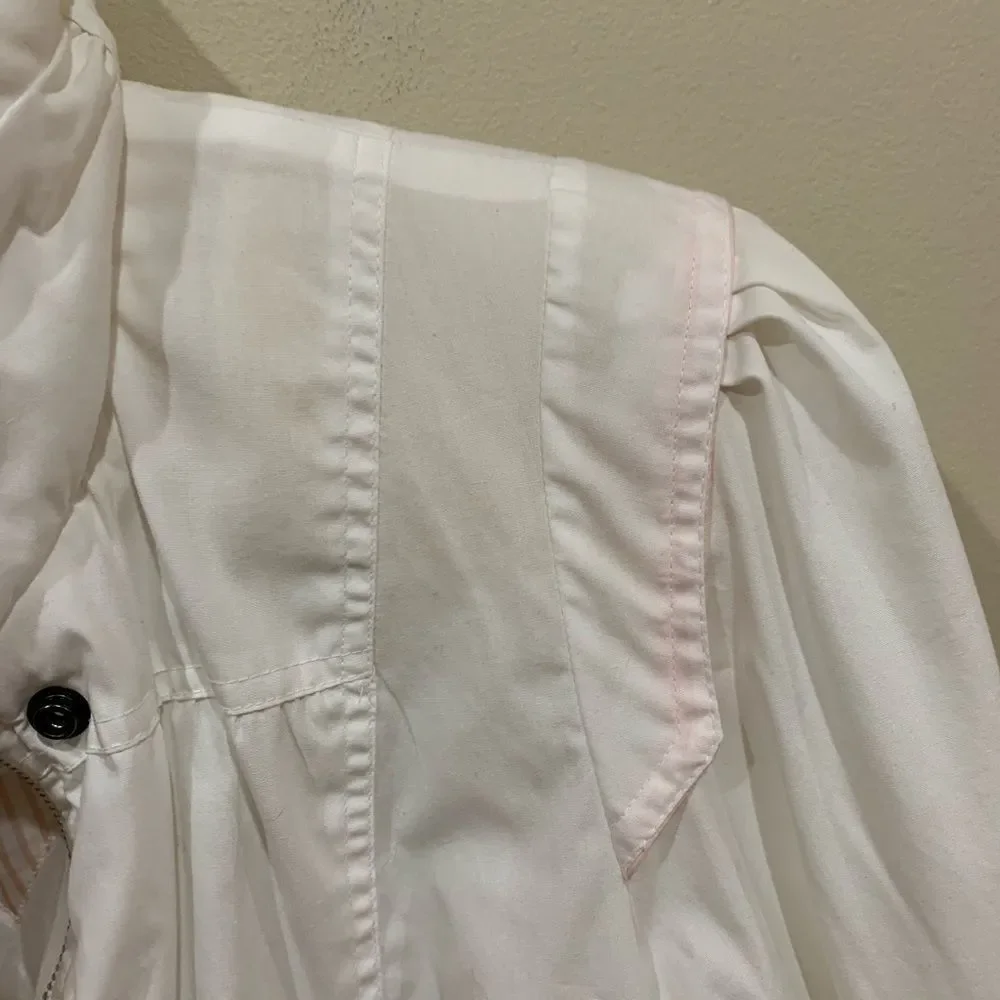 Vintage NYG New York Girl M White Bomber Jacket - Picture 6 of 8